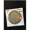 Image 1 : 1923S USA PEACE SILVER DOLLAR!
