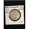 Image 1 : 1947(CURVED 7/7) CANADA 50 CENTS!