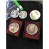 Image 1 : 1976 MONTREAL OLYMPIC LOT OF SILVER COINS! 5.6oz SILVER