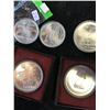 Image 2 : 1976 MONTREAL OLYMPIC LOT OF SILVER COINS! 5.6oz SILVER
