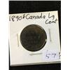 Image 1 : 1890H CANADA LARGE CENT!