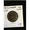 Image 1 : 1891(SDSL) CANADA LARGE CENT!