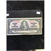 Image 1 : 1937 BANK OF CANADA $10 NOTE! NICE SERIAL NUMBER!