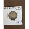Image 1 : 1915 (KEY DATE) CANADA 25 CENTS