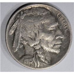 1915-D BUFFALO NICKEL, XF