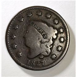 1827 LARGE CENT VG - BETTER DATE