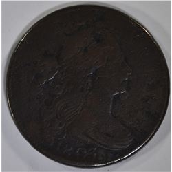 1803 LARGE CENT VF porosity, large rim cud