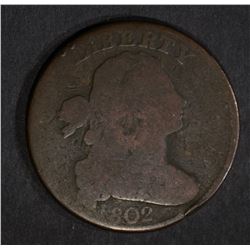 1802 DRAPED BUST LARGE CENT  GOOD
