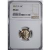 Image 1 : 1917-D MERCURY DIME NGC MS-64