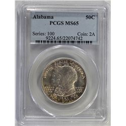 1921 ALABAMA COMMEM HALF DOLLAR PCGS MS-65