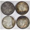 Image 2 : LOT OF 4 TONED AMERICAN SILVER EAGLES