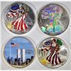 Image 1 : 3-COLOR & 1 HOLOGRAM AMERICAN SILVER EAGLES