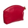 Image 3 : Christian Dior Red Leather Zip Top Small Pouch