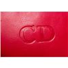 Image 5 : Christian Dior Red Leather Zip Top Small Pouch