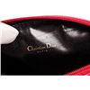 Image 7 : Christian Dior Red Leather Zip Top Small Pouch