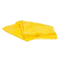 MCM Yellow Cotton Logo Scarf