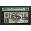 Image 1 : 1861 $20 Contemporary Counterfeit Confederate States of America Note PMG Choice