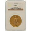 Image 1 : 1927 $20 St. Gaudens Double Eagle Gold Coin NGC MS64