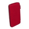 Image 2 : Bvlgari Red Textured Leather Zip Around Wallet