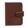 Image 1 : Coach Brown Leather Snap Closure Cardholder Wallet