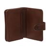 Image 5 : Coach Brown Leather Snap Closure Cardholder Wallet