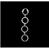 Image 2 : 0.45 ctw Diamond Pendant - 14KT White Gold