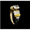 Image 4 : GIA Cert 1.26 ctw Diamond Ring - 18KT Two-Tone Gold