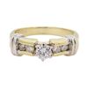 Image 1 : 0.6 ctw Diamond Ring - 14KT Yellow Gold