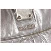 Image 7 : Miu Miu Metallic Silver Leather Matelasse Coffer Satchel Shoulder Bag