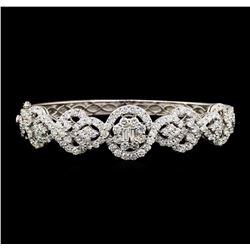 6.53 ctw Diamond Bracelet - 18KT White Gold