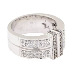 0.88 ctw Diamond Ring - 14KT White Gold