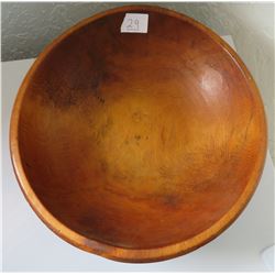 Large Old Cherokee Wood Bowl