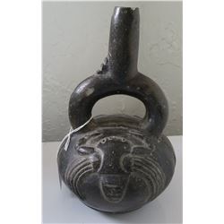 Black Stirrup Pot