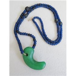 Japanese Kofun Magatama Necklace w/Pendant
