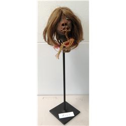 Shrunken Head Reproduction w/Stand