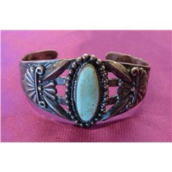Sterling Silver & Turquoise Cuff