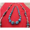 Image 2 : 2 Navajo S.S. & Turquoise Necklaces