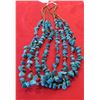Image 2 : 4-Strand Heishi & Turquoise Necklace