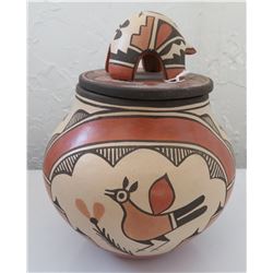 Effigy Lidded Pot
