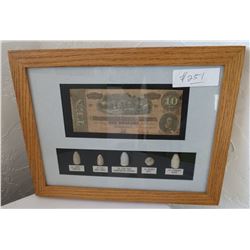 Civil War Relics Frame