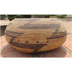 Pomo Coil Basket-Globular