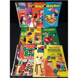 GOLD KEY & WHITMAN COMIC BOOK LOT (MICKEY MOUSE/ TOM & JERRY...)