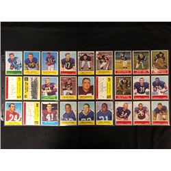1964 PHILADELPHIA FOOTBALL CARD LOT
