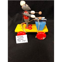 ANTIQUE CZECH ROLLING TOY (1940'S)