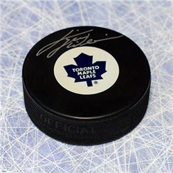 Tiger Williams Toronto Maple Leafs Autographed Hockey Puck