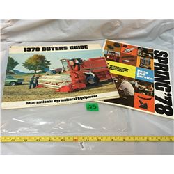 GR OF 2, 1978 SPRING BUYERS GUIDE, INTERNATIONAL HARVESTER