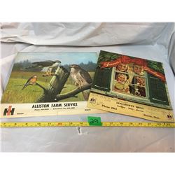 GR OF 2, ALLISTON / BARRIE DEALER CALENDARS, INTACT