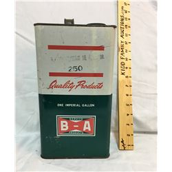 B/A BOWTIE TRANS OIL 250, ONE GALLON EMPTY