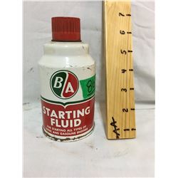 B/A STARTING FLUID, 11 OZ, EMPTY