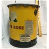 Image 2 : WHITE ROSE 25LB GREASE PAIL, VERY CLEAN